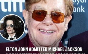 Elton John admitted Michael Jackson was 'a disturbing person to be around'