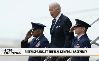 Biden notes "remarkable sweep of history" in his final United Nations address as president