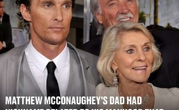 Matthew McConaughey's dad had nickname related to his manhood that mum wanted to 'show off' after his death